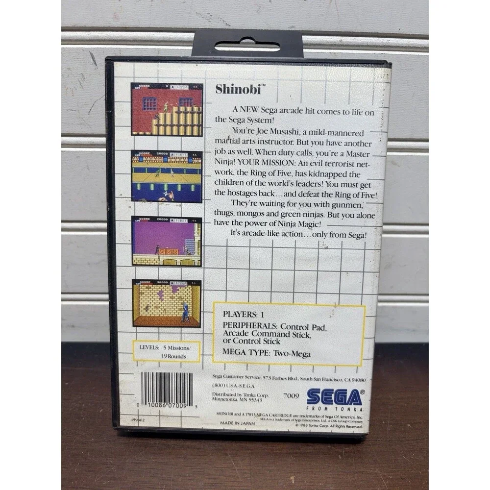 Shinobi Sega Master System - CIB